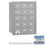 Salsbury 4B+ Horizontal Mailbox - 15 A Doors - Rear Loading - Private Access