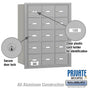 Salsbury 4B+ Horizontal Mailbox - 15 A Doors - Rear Loading - Private Access