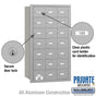 Salsbury 4B+ Horizontal Mailbox - 21 A Doors - Rear Loading - Private Access