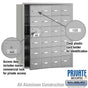 Salsbury 4B+ Horizontal Mailbox (Includes Master Commercial Lock) - 24 A Doors (23 usable) - Front Loading - Private Access