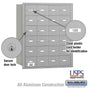 Salsbury 4B+ Horizontal Mailbox - 24 A Doors - Rear Loading - USPS Access
