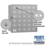 Salsbury 4B+ Horizontal Mailbox - 30 A Doors - Rear Loading - Private Access