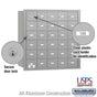Salsbury 4B+ Horizontal Mailbox - 30 A Doors - Rear Loading - USPS Access