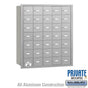 Salsbury 4B+ Horizontal Mailbox - 35 A Doors - Rear Loading - Private Access