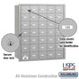 Salsbury 4B+ Horizontal Mailbox - 35 A Doors - Rear Loading - USPS Access