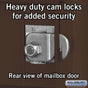 Salsbury 6 Door High Recessed Mounted 4C Horizontal Mailbox with 10 Doors with USPS Access - Rear Loading