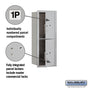 Salsbury 10 Door High Recessed Mounted 4C Horizontal Parcel Locker with 2 Parcel Lockers with Private Access - Front Loading