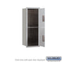 Salsbury 10 Door High Recessed Mounted 4C Horizontal Parcel Locker with 2 Parcel Lockers with Private Access - Front Loading