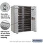 Salsbury 11 Door High Recessed Mounted 4C Horizontal Mailbox with 20 Doors with USPS Access - Front Loading