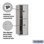 Salsbury 11 Door High Recessed Mounted 4C Horizontal Parcel Locker with 2 Parcel Lockers with Private Access - Front Loading