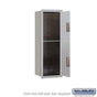 Salsbury 11 Door High Recessed Mounted 4C Horizontal Parcel Locker with 2 Parcel Lockers with Private Access - Front Loading