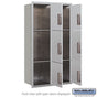 Maximum Height Recessed Mounted 4C Horizontal Parcel Locker with 6 Parcel Lockers with USPS Access - Front Loading