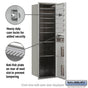 Salsbury Maximum Height Recessed Mounted 4C Horizontal Mailbox with 6 Doors and 2 Parcel Lockers with Private Access - Front Loading