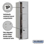Salsbury Maximum Height Recessed Mounted 4C Horizontal Parcel Locker with 3 Parcel Lockers with Private Access - Front Loading