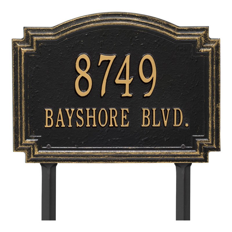 Whitehall Williamsburg - Standard Lawn - Two Line Address Plaque