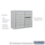 Salsbury 6 Door High Surface Mounted 4C Horizontal Mailbox with 10 Doors with USPS Access