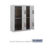 Salsbury 10 Door High Surface Mounted 4C Horizontal Parcel Locker with 4 Parcel Lockers with Private Access
