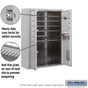 Salsbury 11 Door High Surface Mounted 4C Horizontal Mailbox with 10 Doors and 2 Parcel Lockers with Private Access
