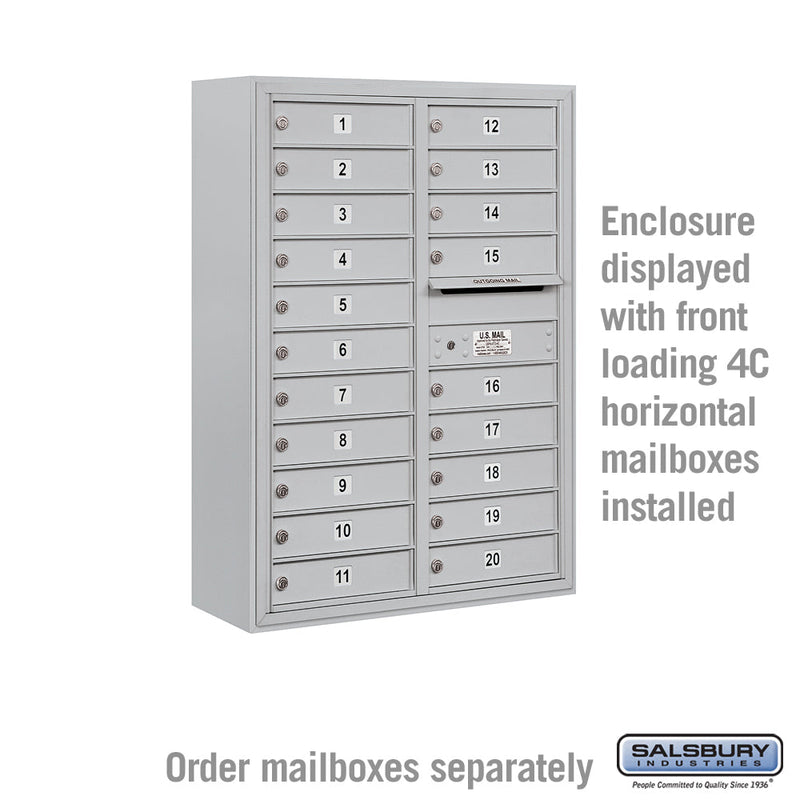 Salsbury Surface Mounted Enclosure - for 3711 Double Column Unit
