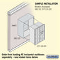 Salsbury Surface Mounted Enclosure - for 3711 Double Column Unit