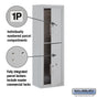Salsbury 11 Door High Surface Mounted 4C Horizontal Parcel Locker with 2 Parcel Lockers with Private Access