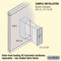Salsbury Surface Mounted Enclosure - for 3711 Single Column Unit