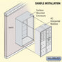 Salsbury Maximum Height Surface Mounted 4C Horizontal Mailbox with 15 Doors and 3 Parcel Lockers with USPS Access