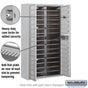 Salsbury Maximum Height Surface Mounted 4C Horizontal Mailbox with 29 Doors with Private Access
