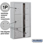 Maximum Height Surface Mounted 4C Horizontal Parcel Locker with 6 Parcel Lockers with Private Access