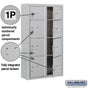 Salsbury Maximum Height Surface Mounted 4C Horizontal Parcel Locker with 8 Parcel Lockers with USPS Access