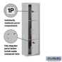 Salsbury Maximum Height Surface Mounted 4C Horizontal Parcel Locker with 3 Parcel Lockers with Private Access
