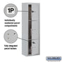 Salsbury Maximum Height Surface Mounted 4C Horizontal Parcel Locker with 3 Parcel Lockers with USPS Access