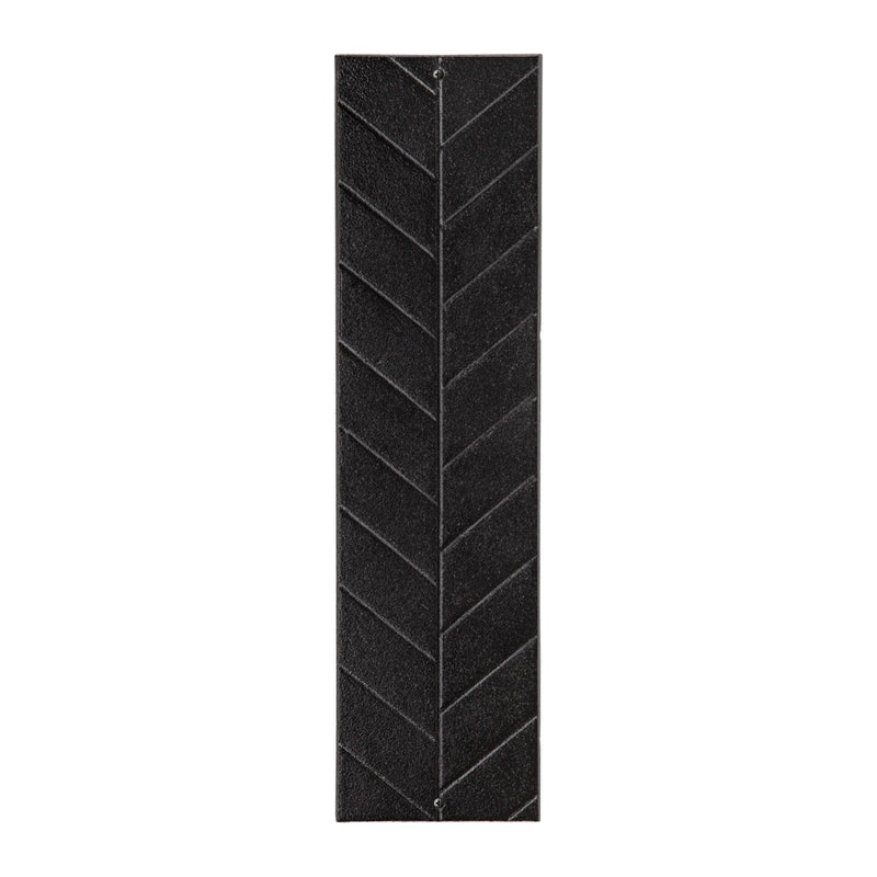 Whitehall Modern Herringbone Vertical Plaque, Standard Wall 1-line