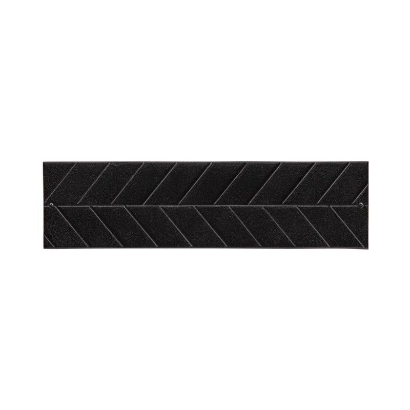 Whitehall Modern Herringbone Horizontal Plaque, Standard Wall 1-line 