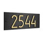 Whitehall Mid-Century Modern Rectangle Plaque, Standard Wall 1-line