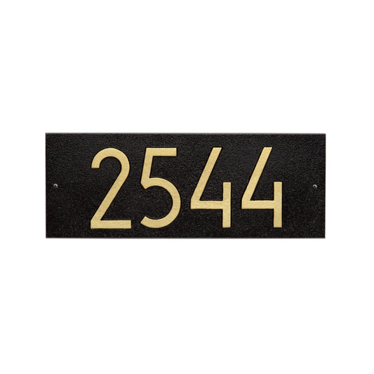 Whitehall Mid-Century Modern Rectangle Plaque, Standard Wall 1-line