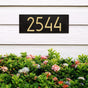 Whitehall Mid-Century Modern Rectangle Plaque, Standard Wall 1-line