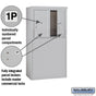 Salsbury 6 Door High Free-Standing 4C Horizontal Parcel Locker with 2 Parcel Lockers with Private Access