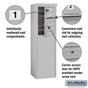Salsbury 6 Door High Free-Standing 4C Horizontal Mailbox with 4 Doors with USPS Access