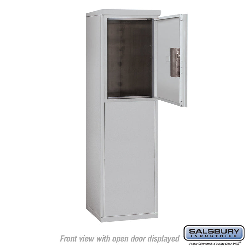 Salsbury 6 Door High Free-Standing 4C Horizontal Parcel Locker with 1 Parcel Locker with USPS Access