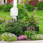 Whitehall Herringbone Horizontal Plaque, Standard Lawn 1-line