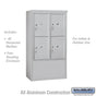 Salsbury 10 Door High Free-Standing 4C Horizontal Parcel Locker with 4 Parcel Lockers with USPS Access