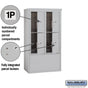 Salsbury 10 Door High Free-Standing 4C Horizontal Parcel Locker with 4 Parcel Lockers with USPS Access