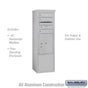 Salsbury 10 Door High Free-Standing 4C Horizontal Mailbox with 3 Doors and 1 Parcel Locker with USPS Access