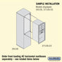 Salsbury Free-Standing Enclosure - for 3710 Single Column Unit