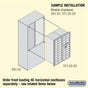 Salsbury Free-Standing Enclosure - for 3711 Double Column Unit