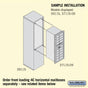 Salsbury Free-Standing Enclosure - for 3711 Single Column Unit