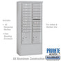 Salsbury Maximum Height Free-Standing 4C Horizontal Mailbox with 20 Doors and 2 Parcel Lockers with Private Access
