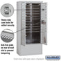 Salsbury Maximum Height Free-Standing 4C Horizontal Mailbox with 20 Doors and 2 Parcel Lockers with Private Access
