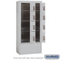Salsbury Maximum Height Free-Standing 4C Horizontal Parcel Locker with 8 Parcel Lockers with Private Access